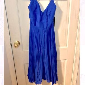 Lulu’s blue strappy maxi dress, size small